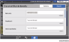 Il·lustració de pantalla del tauler d'operacions
