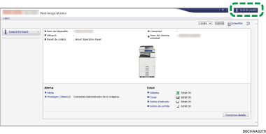 Il·lustració de la pantalla del navegador web