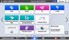 Il·lustració de pantalla del tauler d'operacions