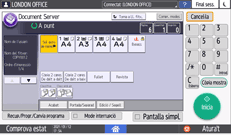 Il·lustració de pantalla del tauler d'operacions