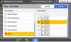 Il·lustració de pantalla del tauler d'operacions