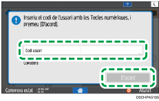 Il·lustració de pantalla del tauler d'operacions