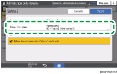 Il·lustració de pantalla del tauler d'operacions