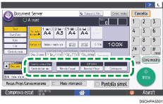 Il·lustració de pantalla del tauler d'operacions
