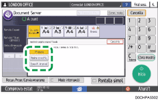 Il·lustració de pantalla del tauler d'operacions