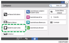 Il·lustració de pantalla del tauler d'operacions