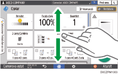 Il·lustració de pantalla del tauler d'operacions