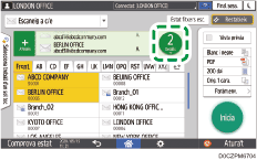 Il·lustració de pantalla del tauler d'operacions
