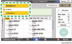 Il·lustració de pantalla del tauler d'operacions