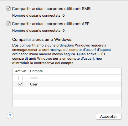 Il·lustració de la pantalla del sistema operatiu
