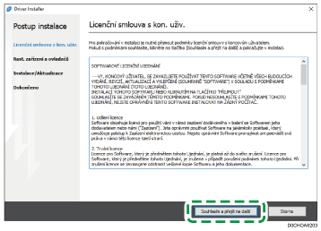 Ilustrace instalátoru ovladače