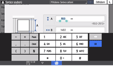 Ilustrace ovládacího panelu