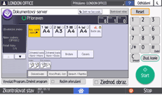 Ilustrace ovládacího panelu