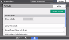 Ilustrace ovládacího panelu