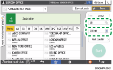 Ilustrace ovládacího panelu