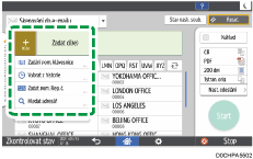 Ilustrace ovládacího panelu
