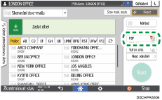 Ilustrace ovládacího panelu