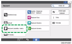 Ilustrace ovládacího panelu