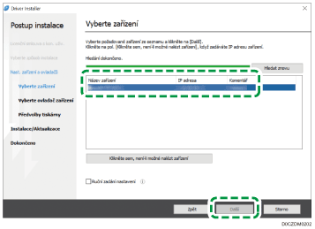 Ilustrace instalátoru ovladače