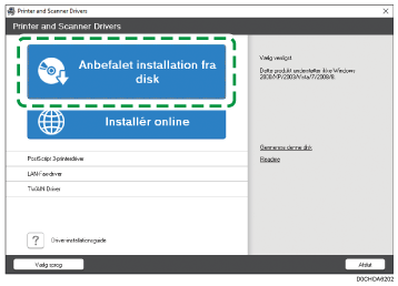 Illustration af driver-installationsprogram