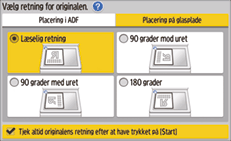 Operation panel screen illustration