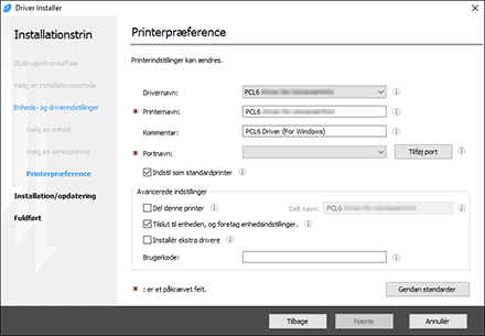 Illustration af driver-installationsprogram