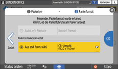 Abbildung Bedienfeld-Display