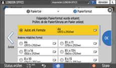 Abbildung Bedienfeld-Display