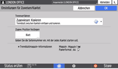 Abbildung Bedienfeld-Display