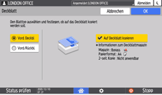 Abbildung Bedienfeld-Display