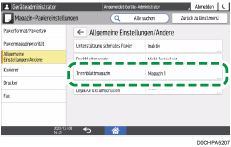 Abbildung Bedienfeld-Display