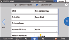 Abbildung Bedienfeld-Display