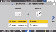 Abbildung Bedienfeld-Display