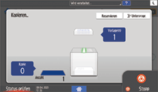 Abbildung Bedienfeld-Display