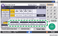 Abbildung Bedienfeld-Display