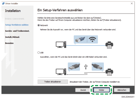 Abbildung für Treiberinstallation