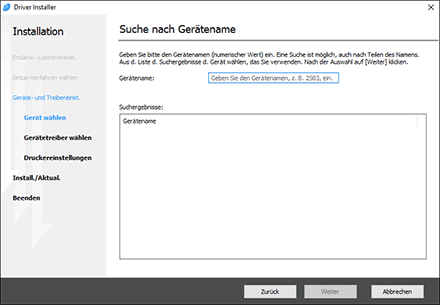 Abbildung für Treiberinstallation