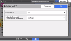 Abbildung Bedienfeld-Display