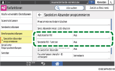 Abbildung Bedienfeld-Display