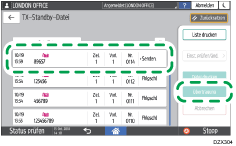 Abbildung Bedienfeld-Display