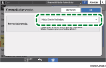 Abbildung Bedienfeld-Display