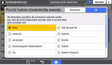Abbildung Bedienfeld-Display