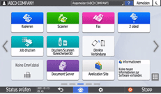 Abbildung Bedienfeld-Display