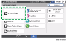 Abbildung Bedienfeld-Display