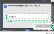 Abbildung Bedienfeld-Display