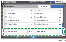Abbildung Bedienfeld-Display