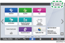 Abbildung Bedienfeld-Display