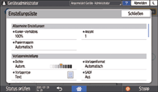 Abbildung Bedienfeld-Display
