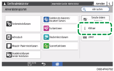 Abbildung Bedienfeld-Display