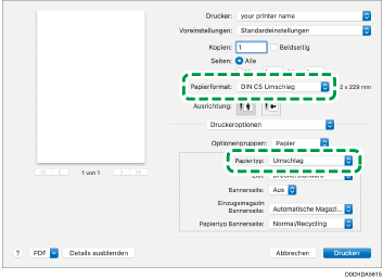 Abbildung Treiberbildschirm
